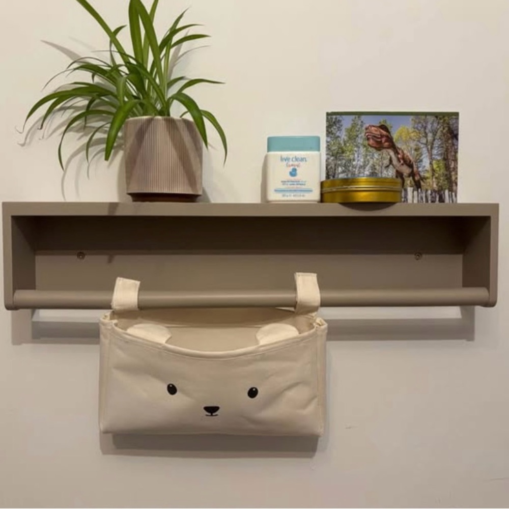 Adorable Bear Wall Organizer - Cream